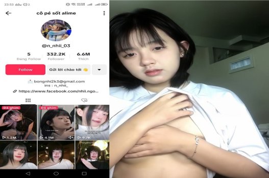 Sex tiktoker Ngọc Nhi xinh gái